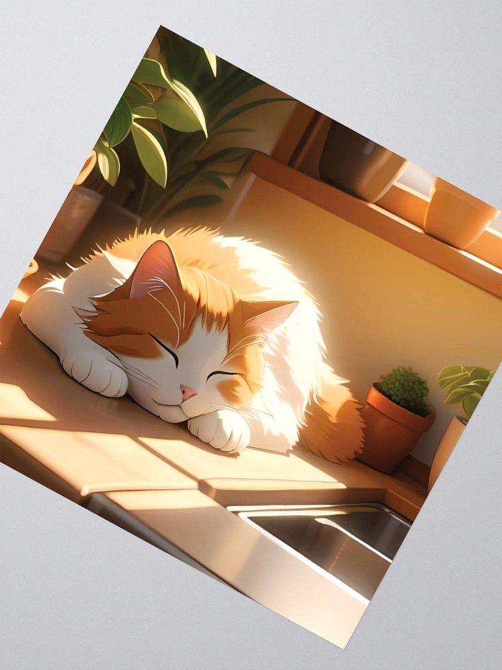 Purrfectly Cozy Kiss Cut Stickers product image (8)