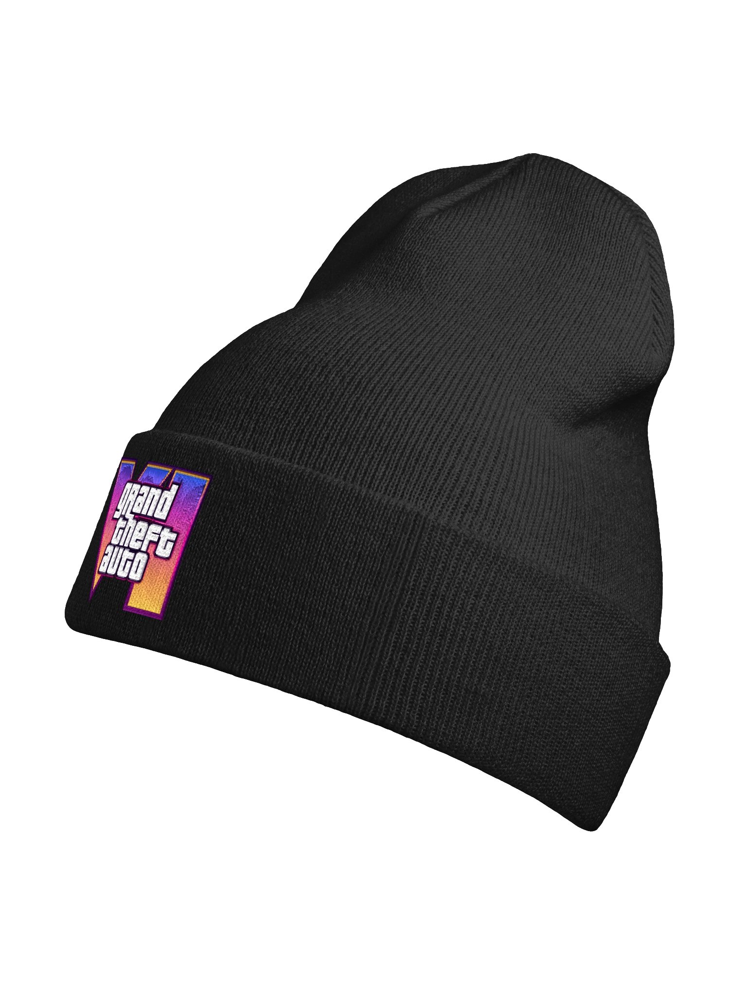 GTA VI Logo Embroidered Beanie Fan Made product image (69)