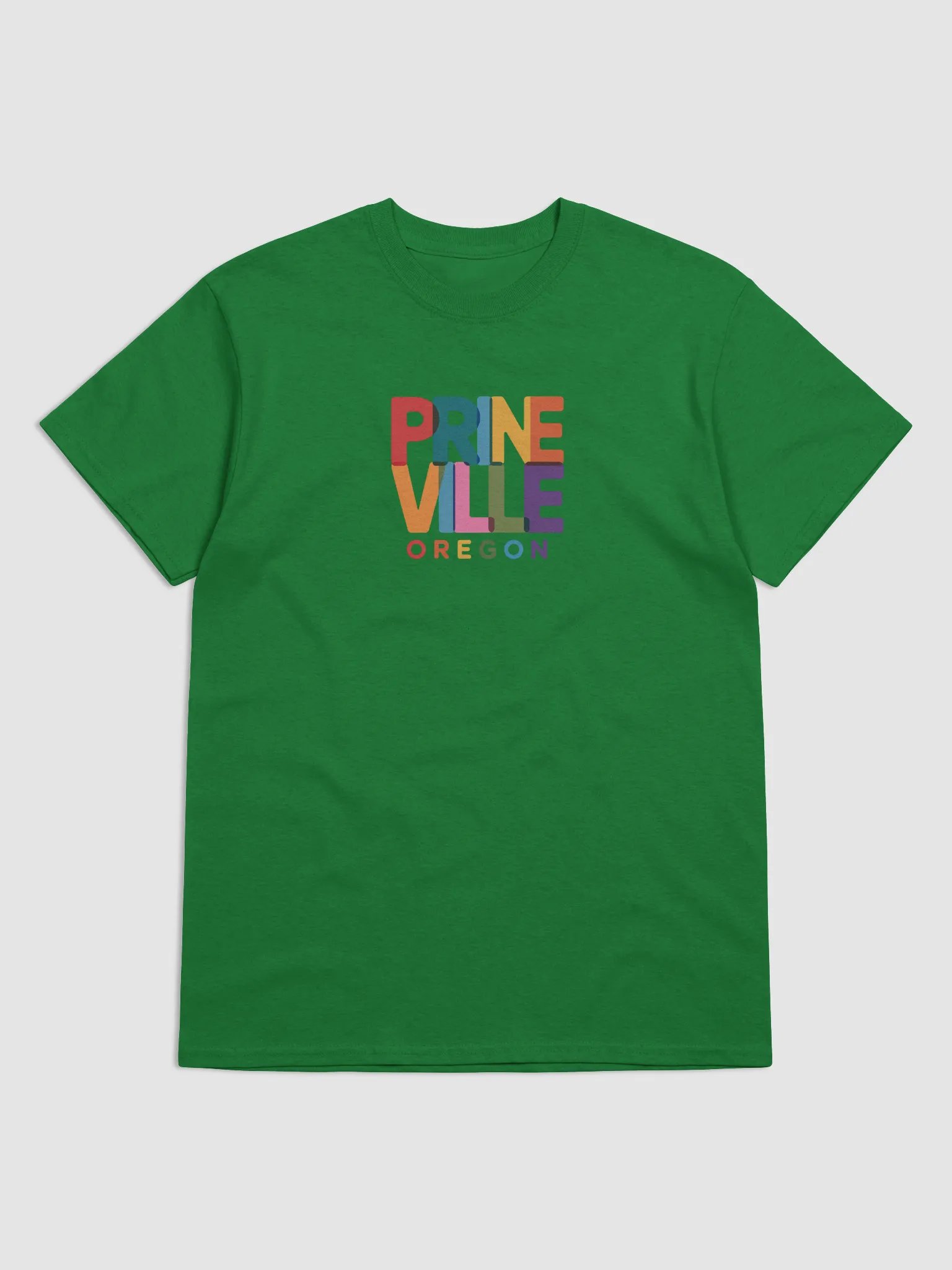 Vibrant Prineville Oregon Graphic Tee product image (6)