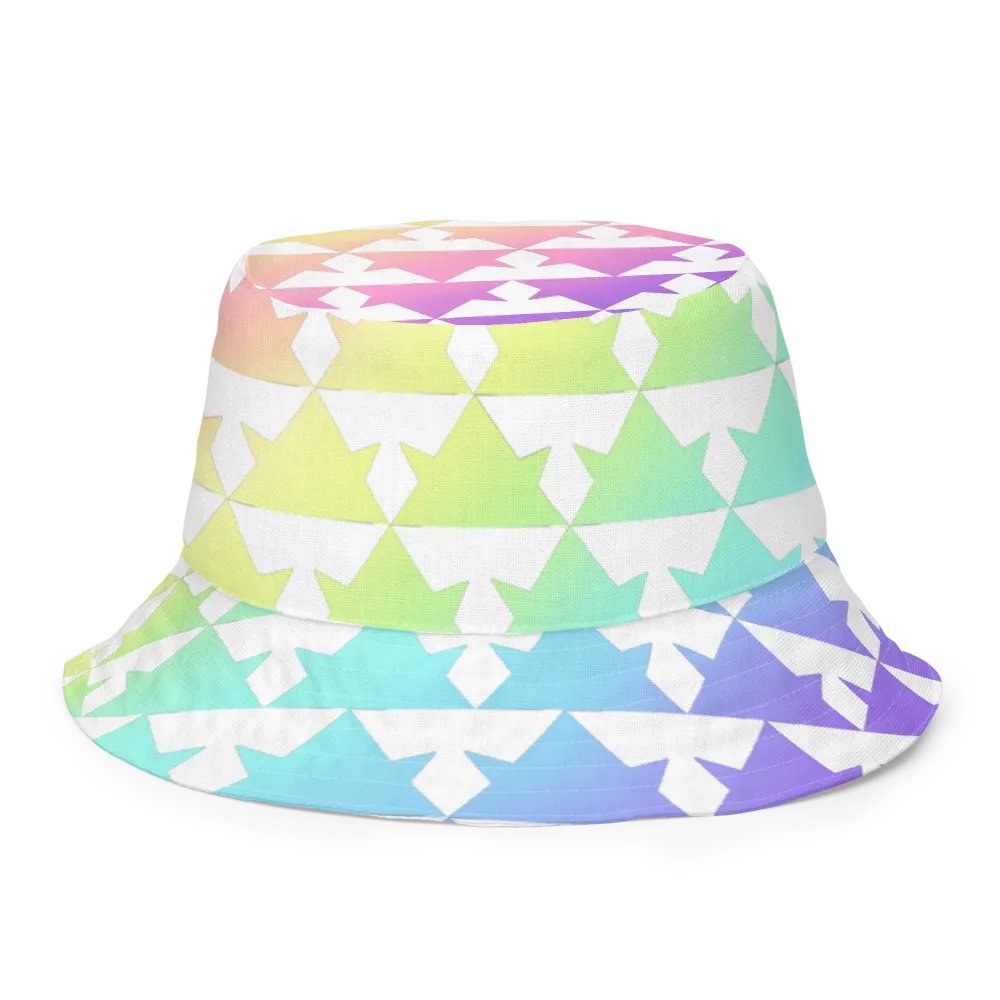 Rainbow Reversible Bucket Hat product image (8)