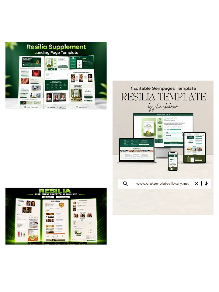Resilia Shopify Theme Templates product image (1)