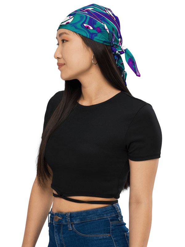 Eye and Lightning Magic (Overdose colours) Bandana product image (8)