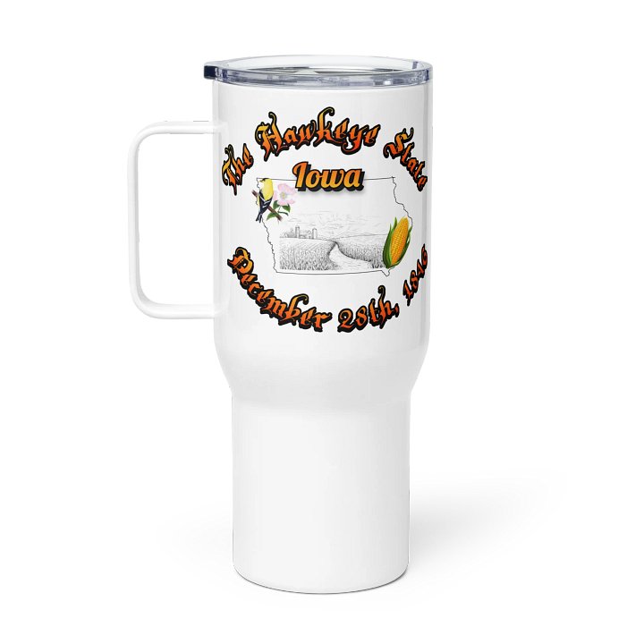 Iowa - USA State Travel Mug with Handle product image (1)