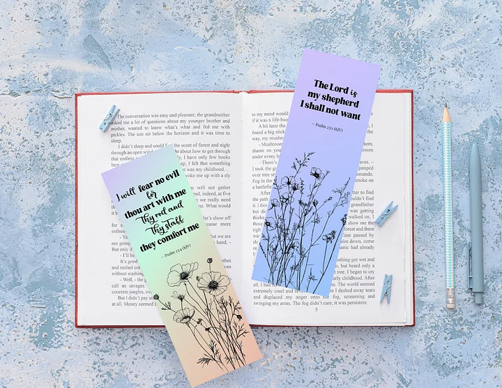Trust in the Lord Bookmark Set - 4 Bookmarks to Print at Home product image (1)
