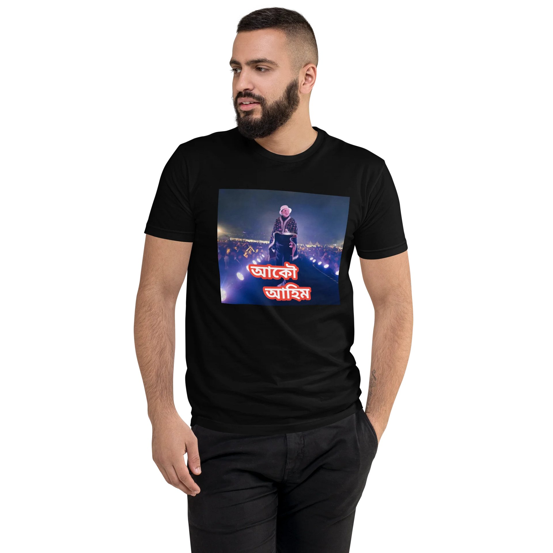 Black T shirt product image (1)