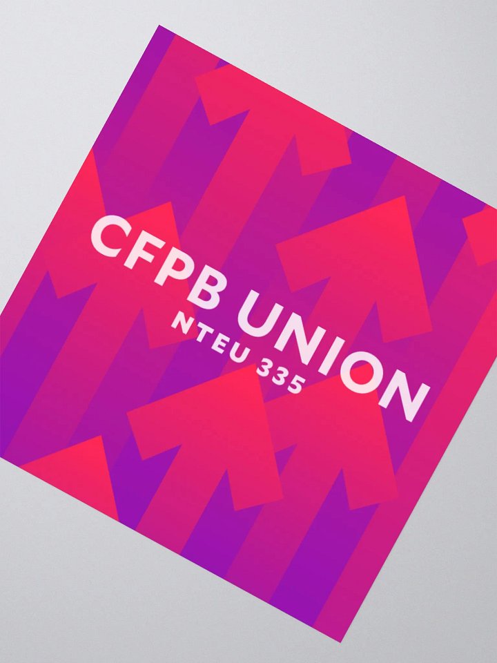 CFPB Union Sticker product image (2)