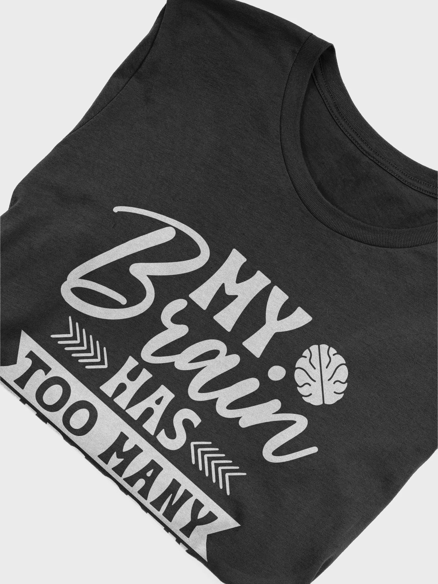 My Brain Has Too Many Tabs Open Women's Black T-Shirt product image (6)