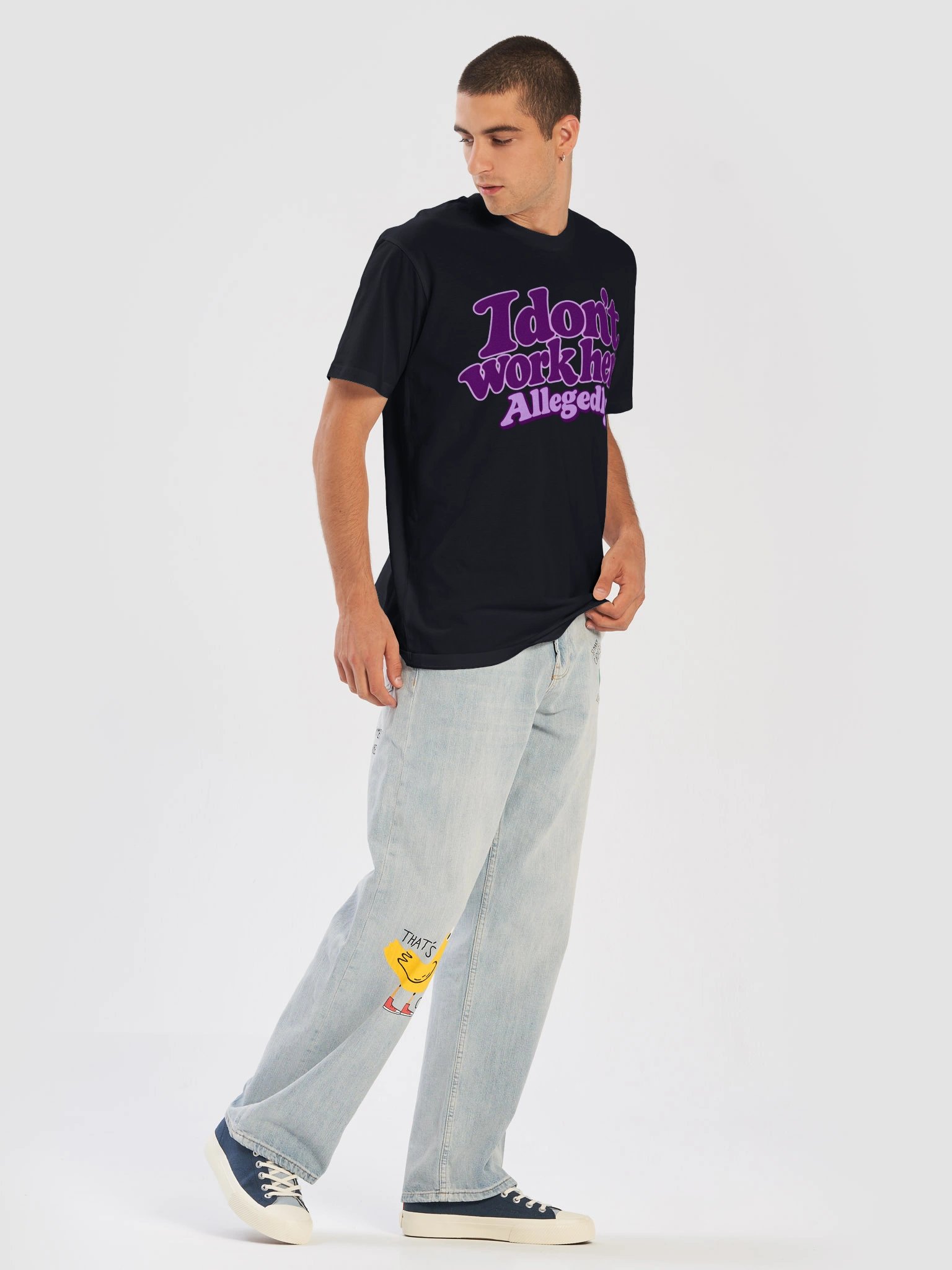 I Don’t Work Here. Allegedly. T-Shirt product image (5)