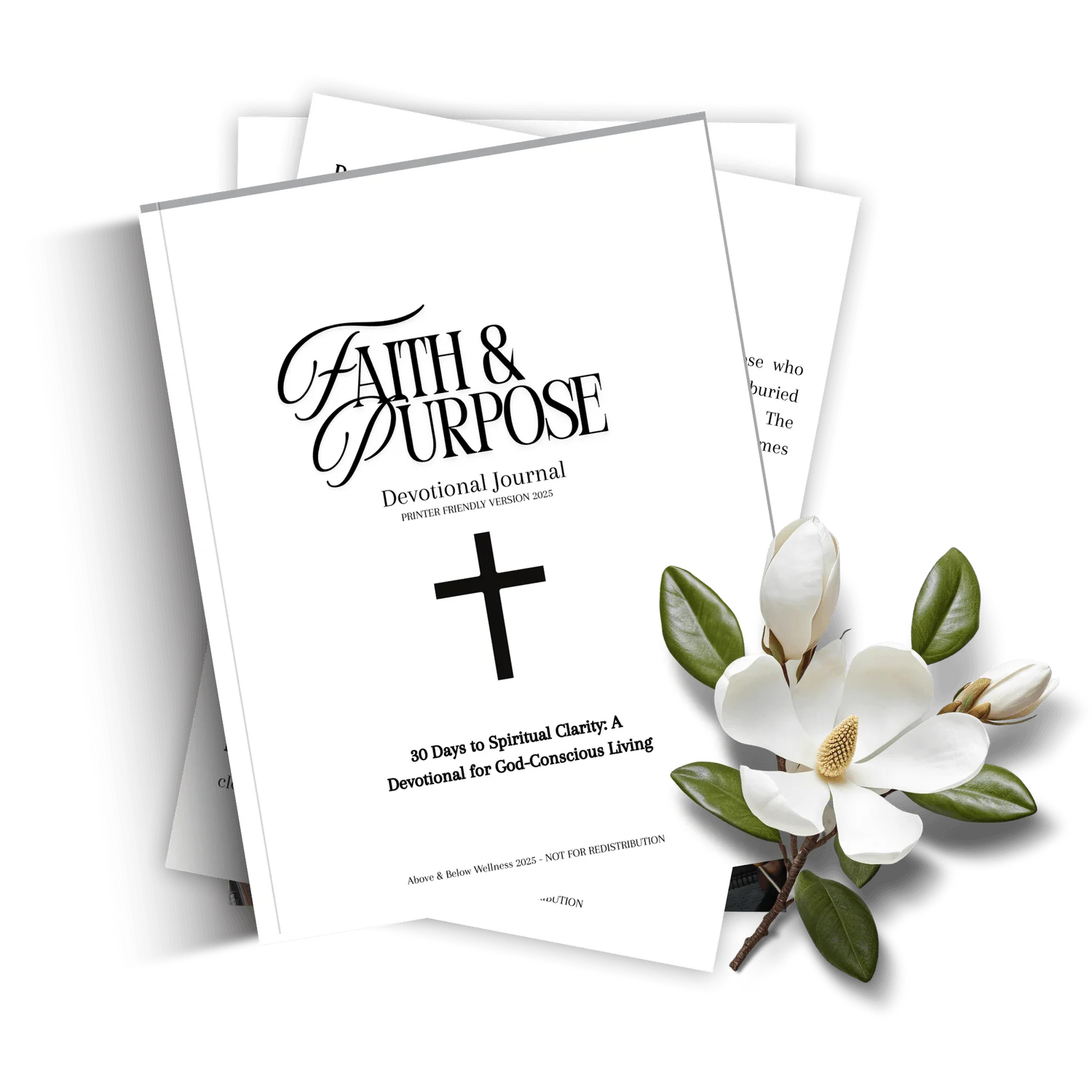 Faith & Purpose 30 Day Devotional Journal (PDF) product image (1)