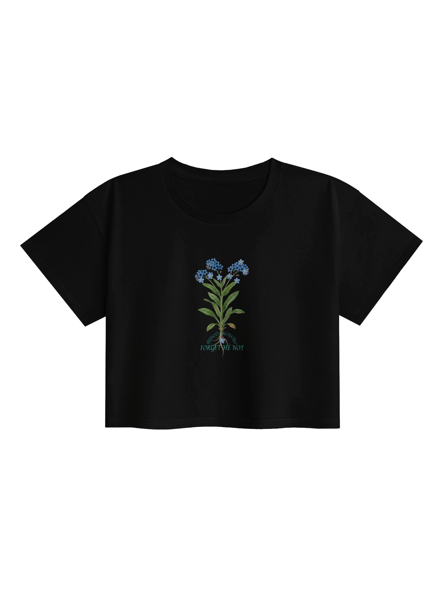 PREMIUM "FORGET ME NOT" CROP TOP product image (1)