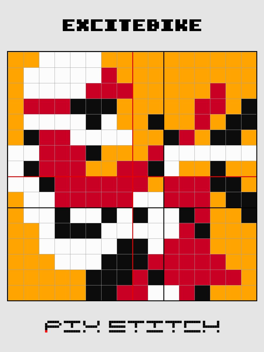 Excitebike Pixel Art product image (2)