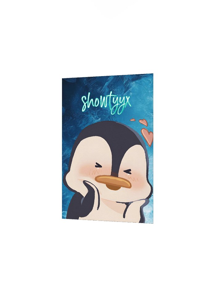 Blushy Penguin Enhanced Matte Paper Poster product image (2)