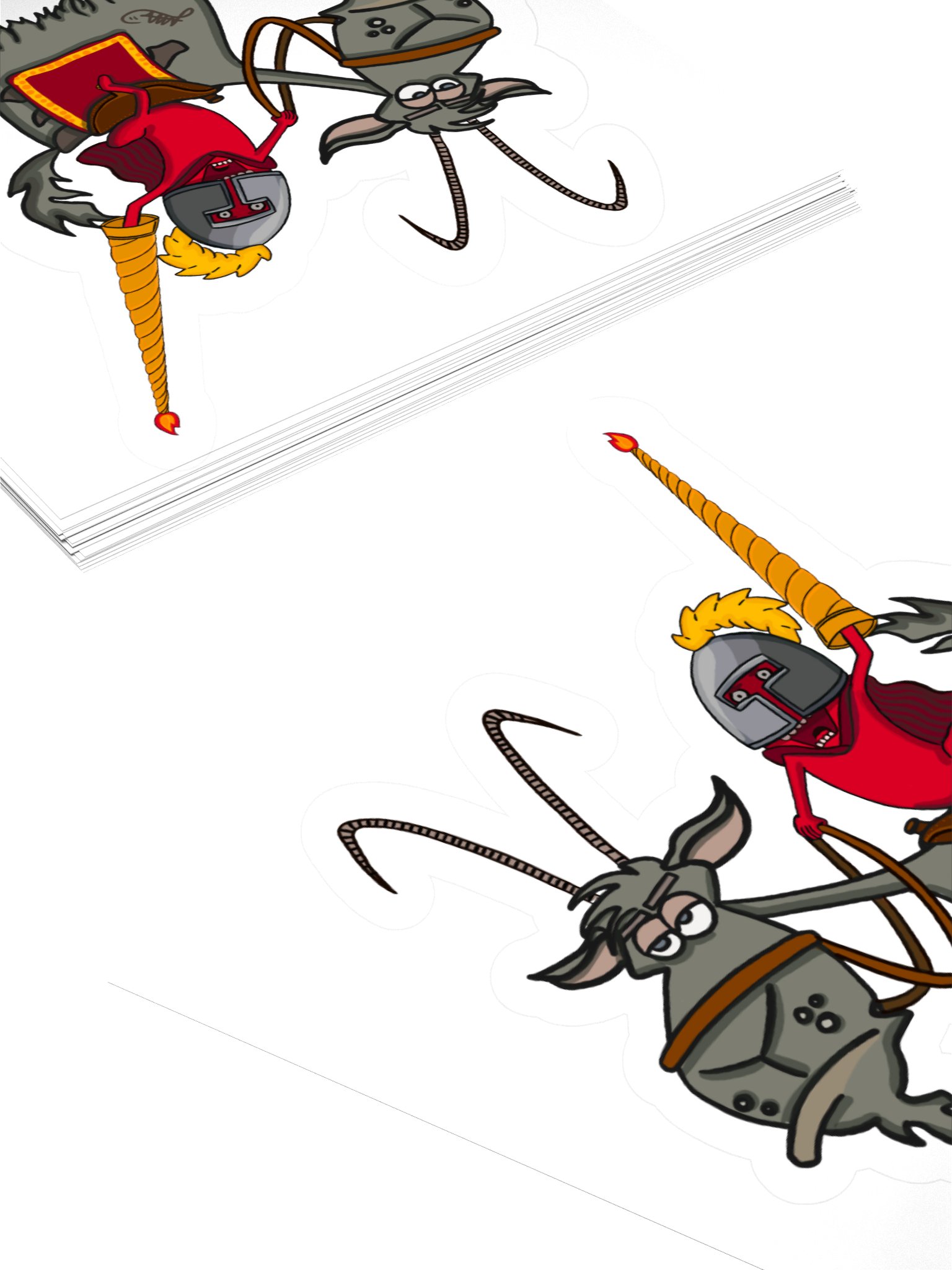 Knight Chilly & The GOAT! Kiss Cut Sticker product image (12)