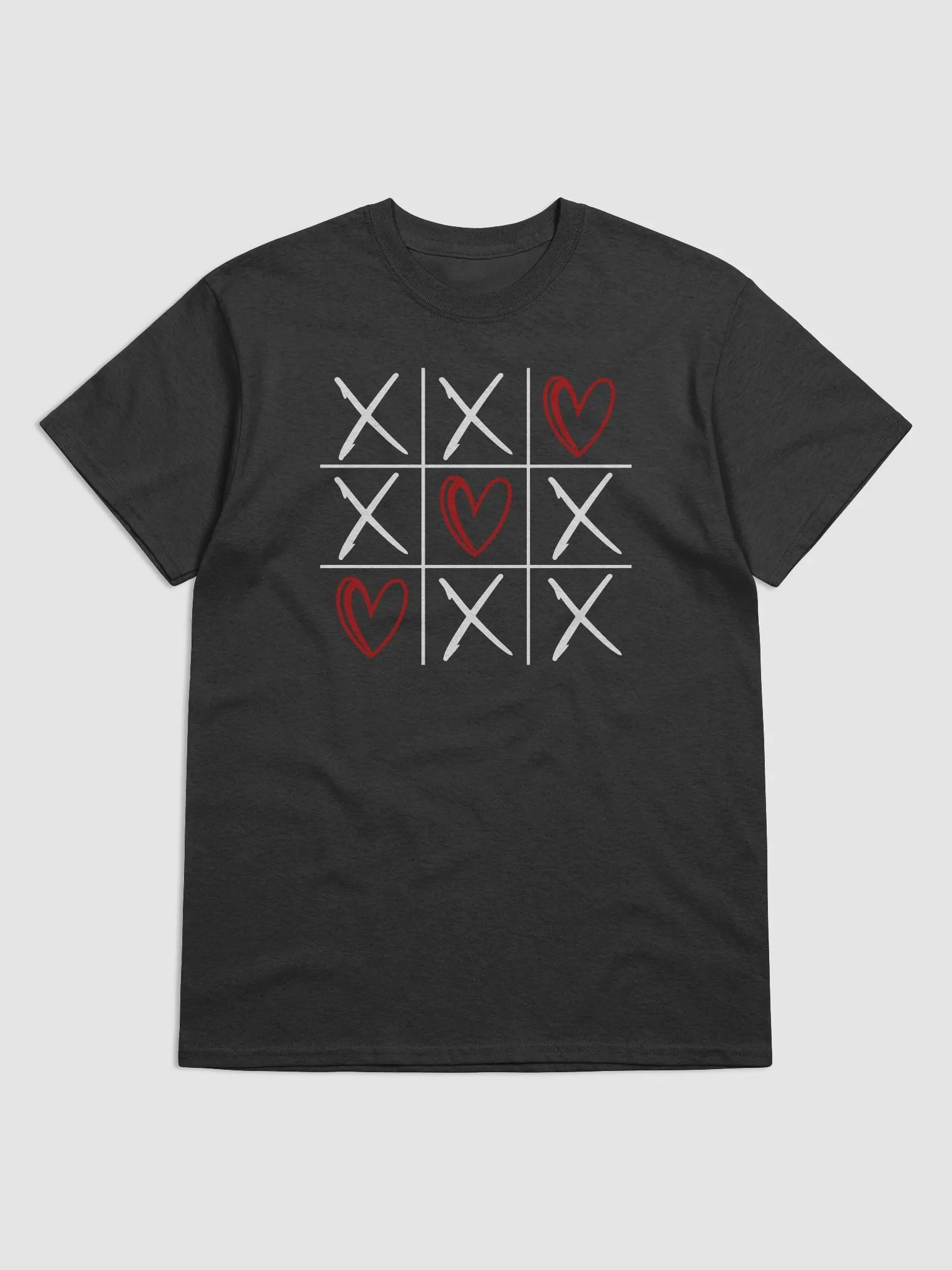 Love Always Wins: Valentine's Day Tic Tac Toe Tee product image (1)