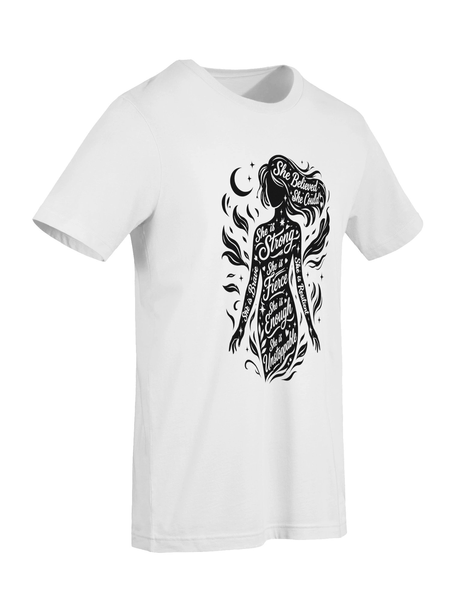 She Is Strong Inspirational Line Art Tee product image (143)