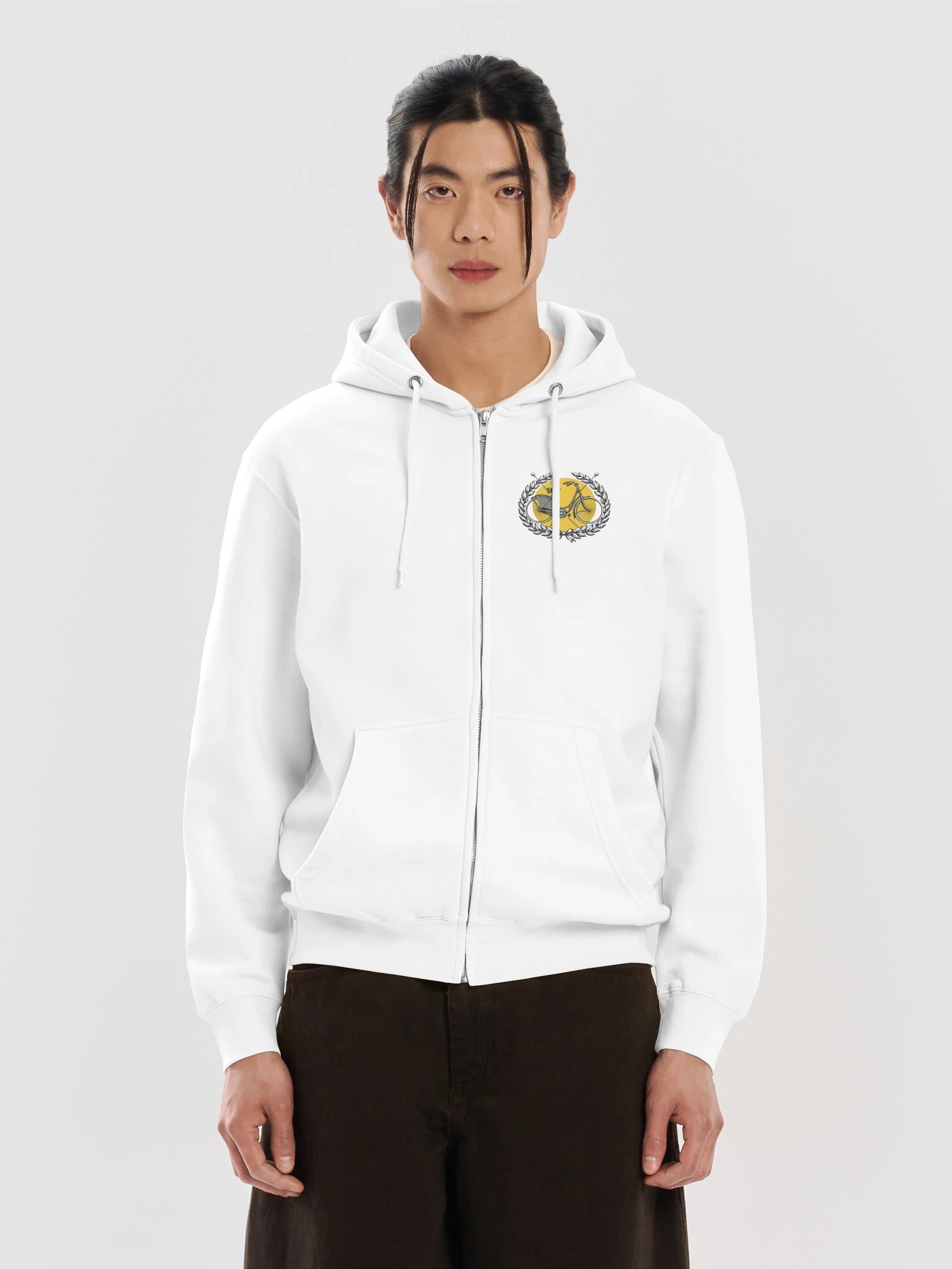 Bicycle Face Social Club Zip Hoodie (light colours) product image (6)