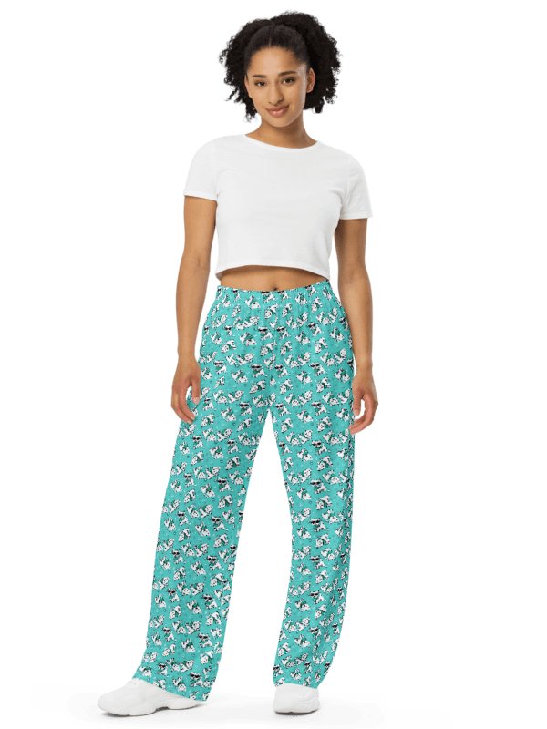 Cutieface Westies Wide-Leg Pants product image (1)