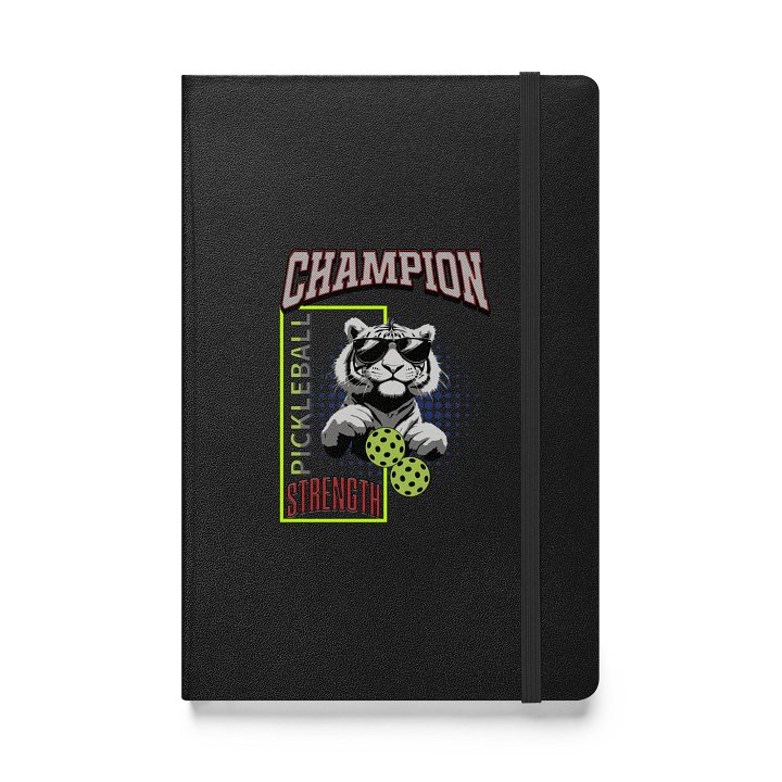 Champion Pickleball Strength Tiger Hardcover Notebook product image (1)