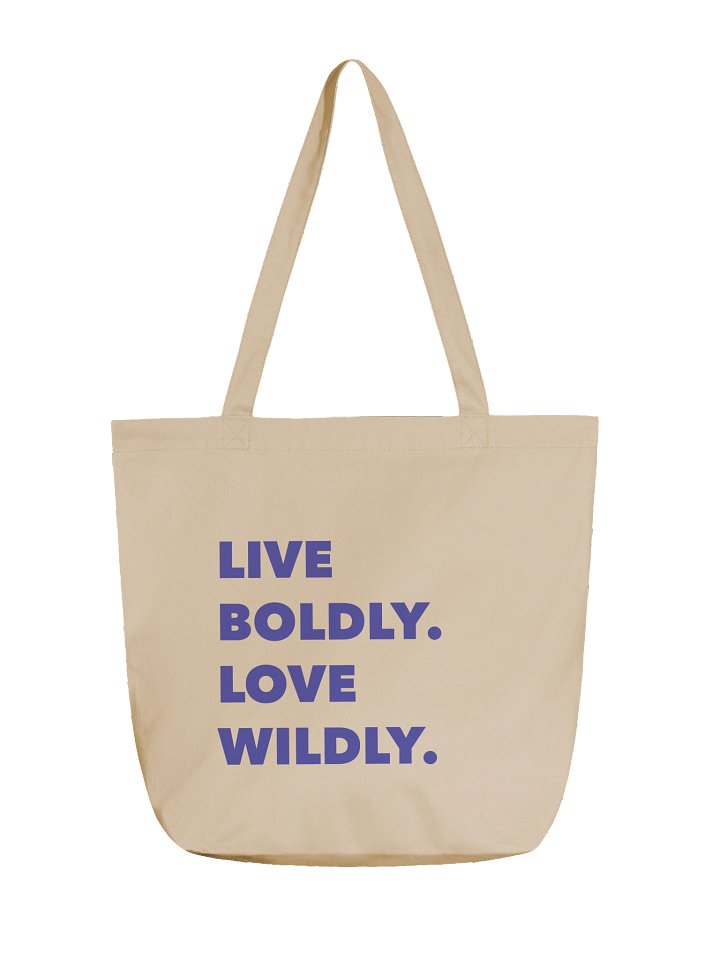Live Boldly Love Wildly Tote Bag product image (1)