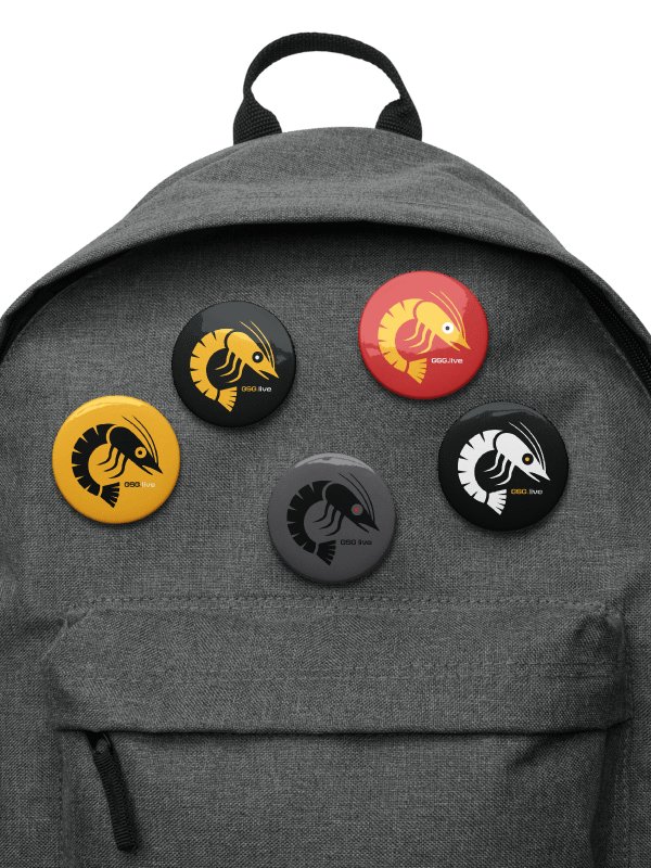 GSG Custom Button Set 5x product image (2)