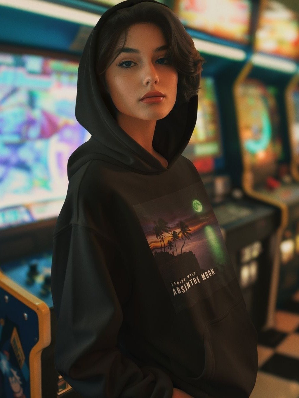 Absinthe Moon Unisex Hoodie (Official Artist Merch) product image (1)