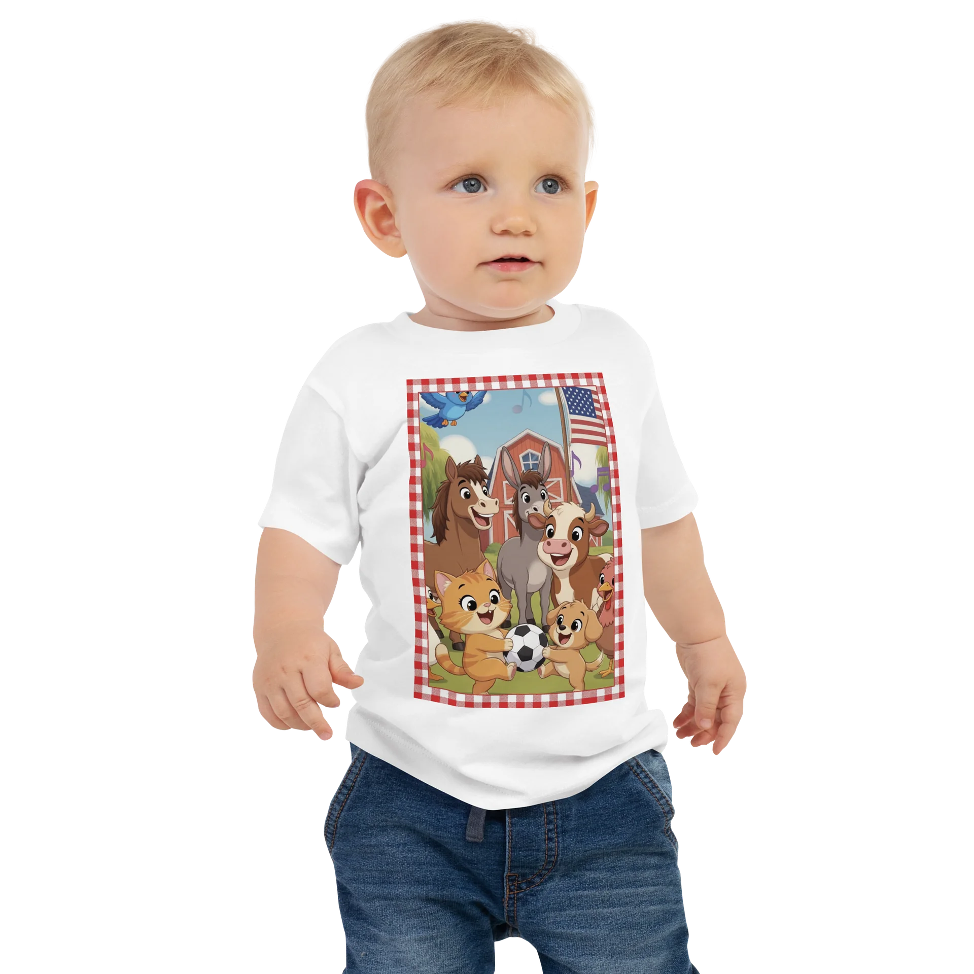 Cute Farm Animals Baby T-shirt product image (1)