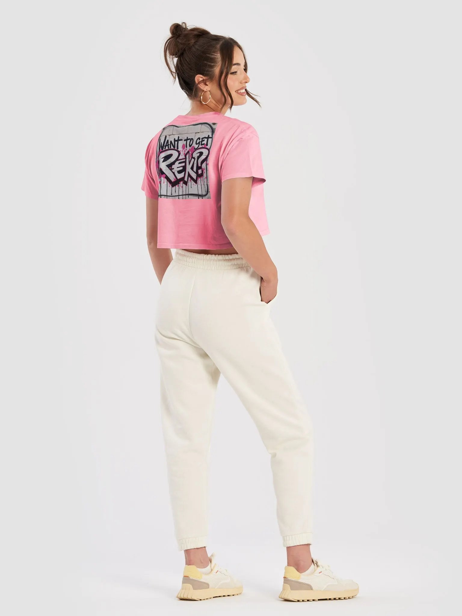 Rekt Graffiti Crop Top product image (8)