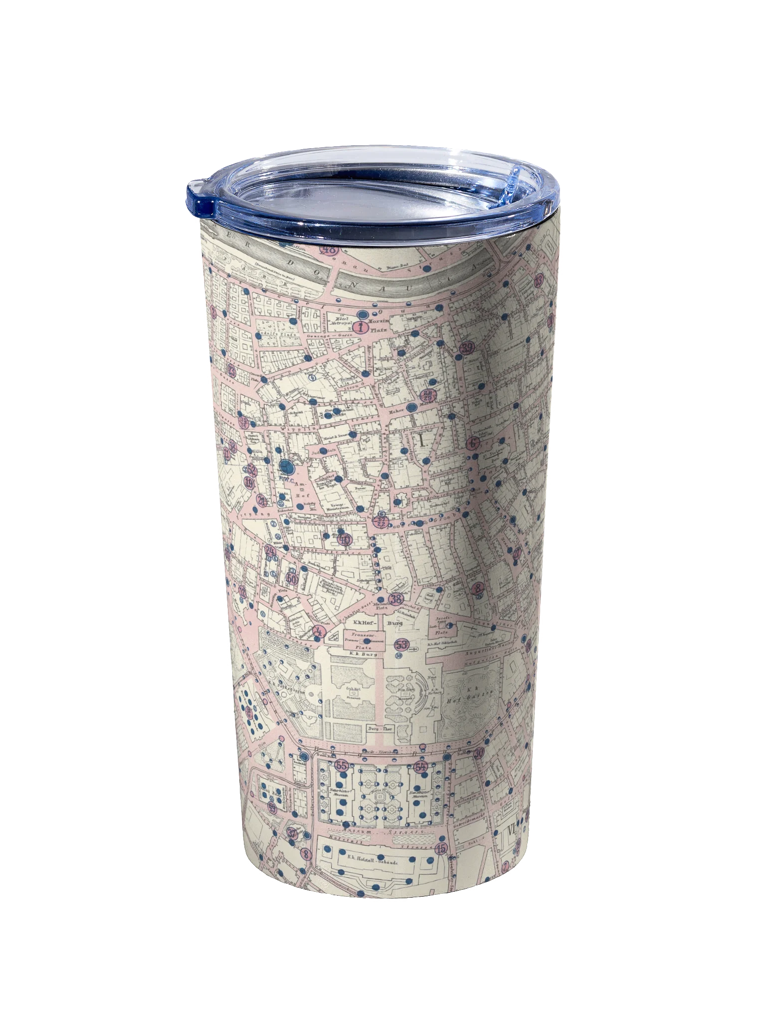 Vintage Vienna Map Tumbler product image (2)