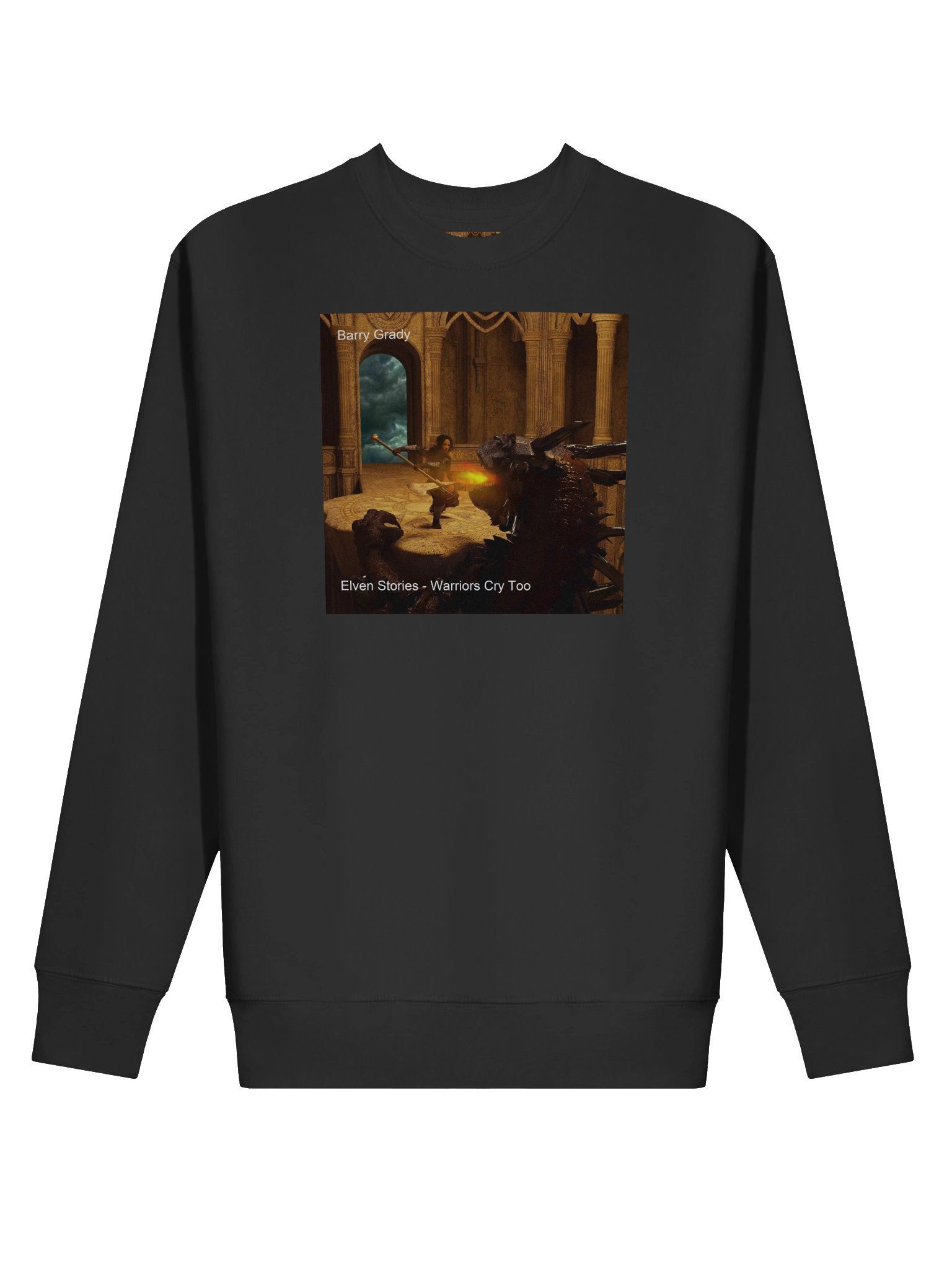 'Elven Stories - Warriors Cry Too' Premium Sweatshirt product image (12)