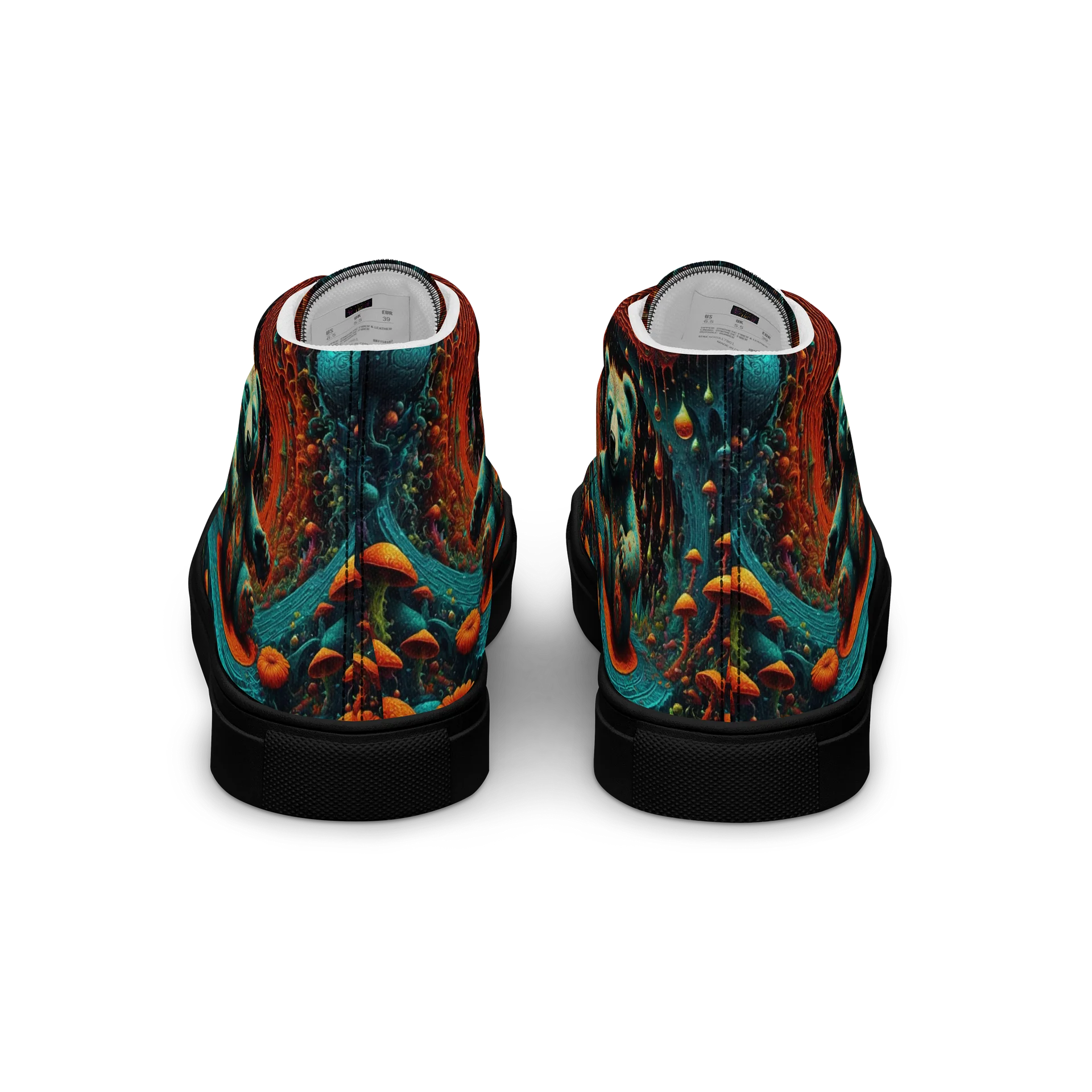 Woman's Surreal Mushroom Bear High Tops product image (4)