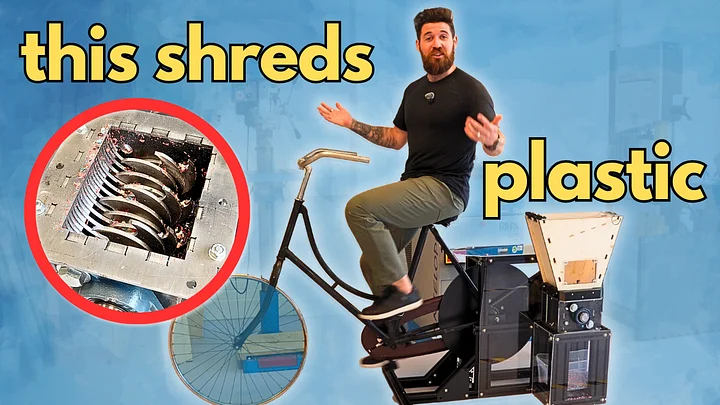 Build Your Own Bike-Powered Plastic Shredder: Complete Package product image (1)