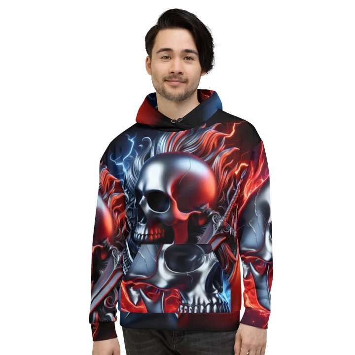 Skull and Dagger - Unisex Skull Hoodie #10 product image (2)