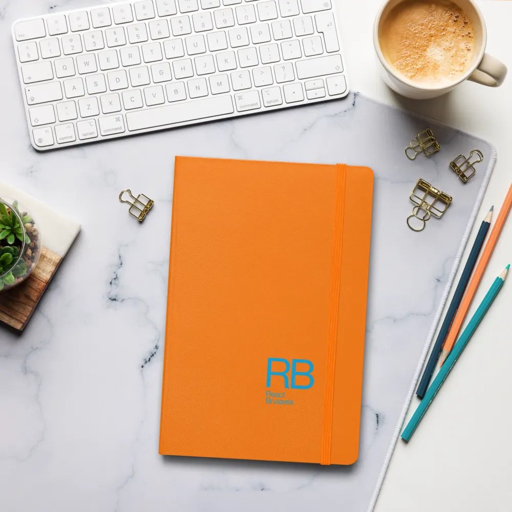 RB Hardcover Orange Notebook product image (8)