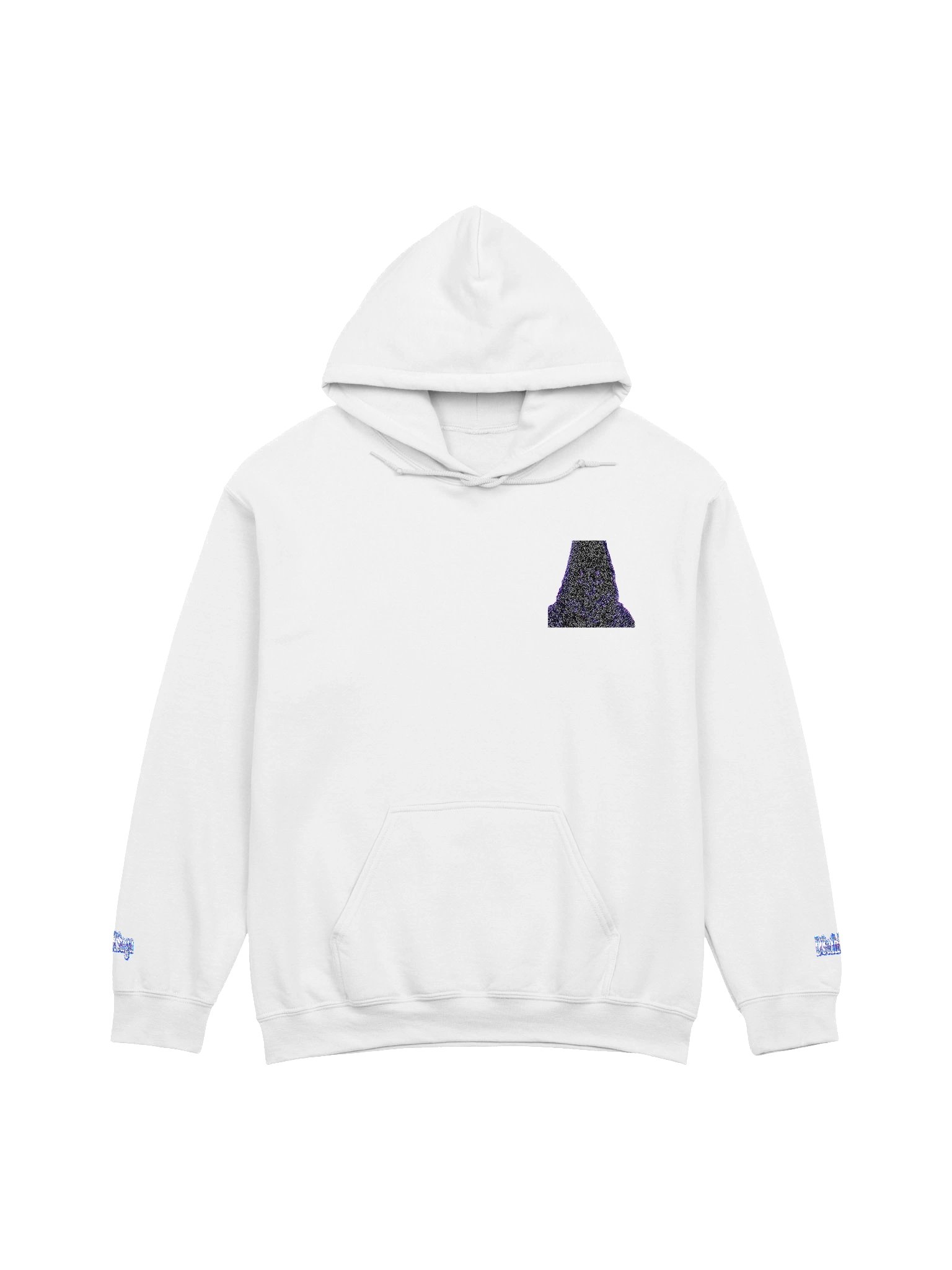 D3a1hXSaga – Neon Reaper Drift Classic Hoodie - White Edition product image (1)