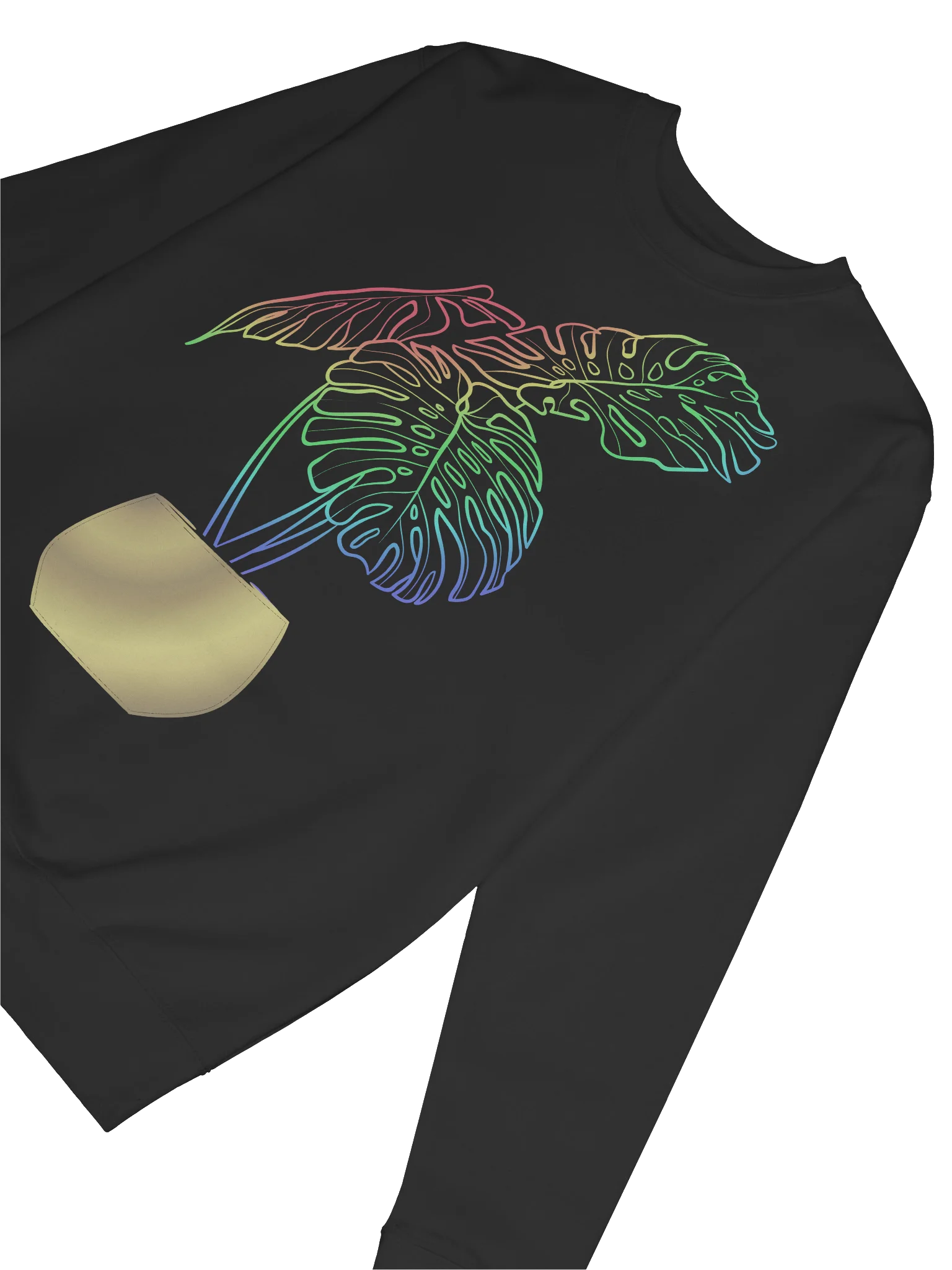 Rainbow Monstera Sweatshirt product image (5)