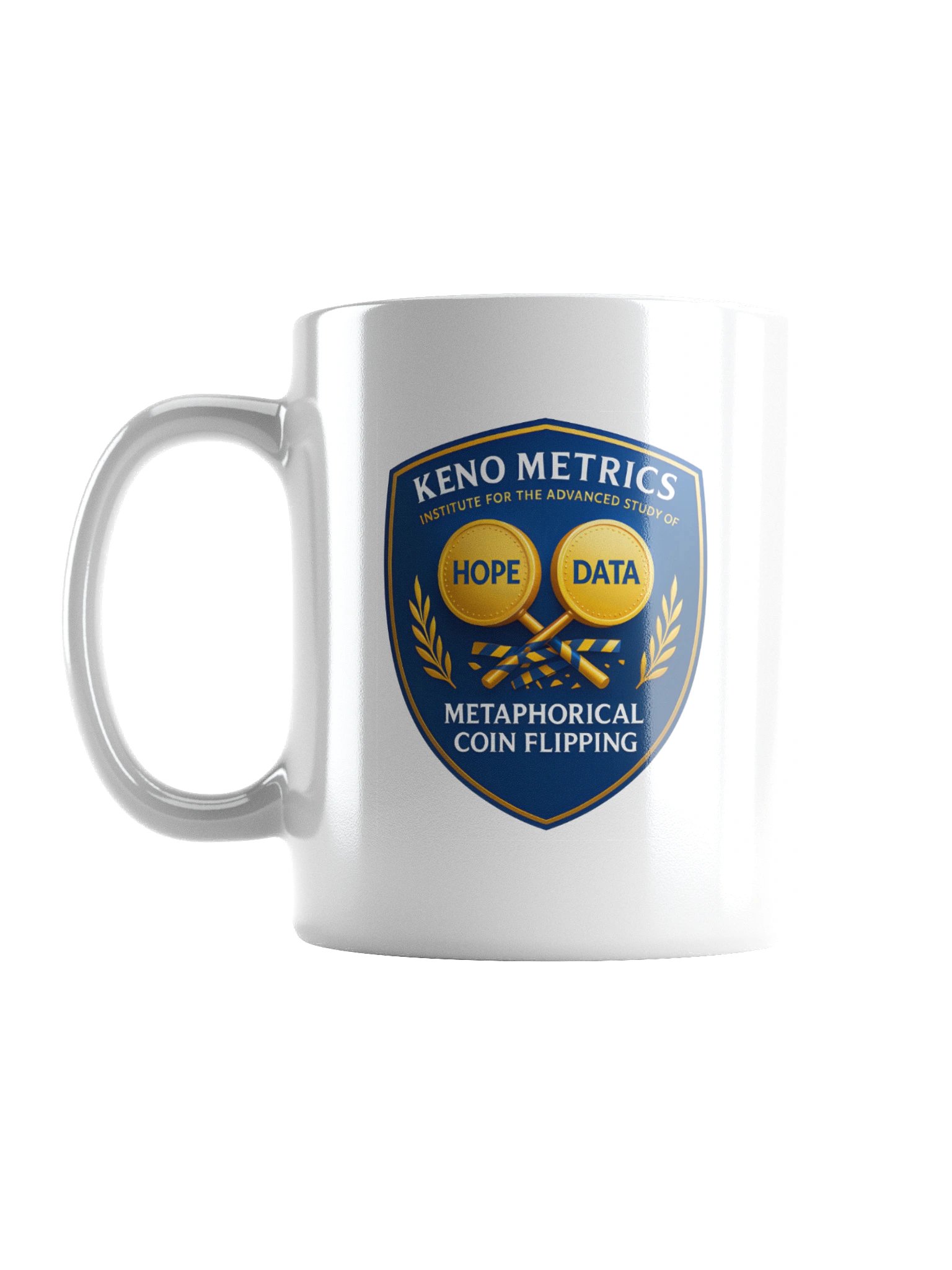 White Keno Jackpots - Keno Metrics Mug - Double Images product image (1)