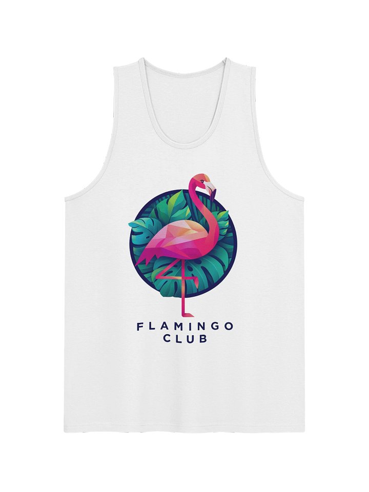 Geometric Flamingo Club Tank Top product image (1)