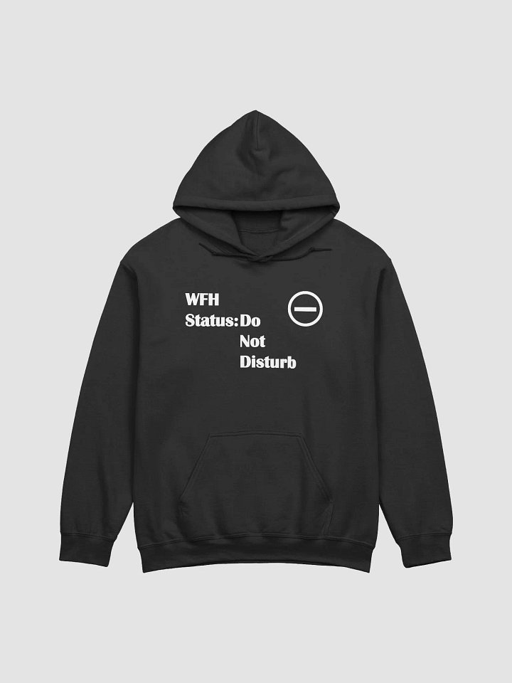 Team WFH, Status DND, Black or Red Hoodie product image (1)