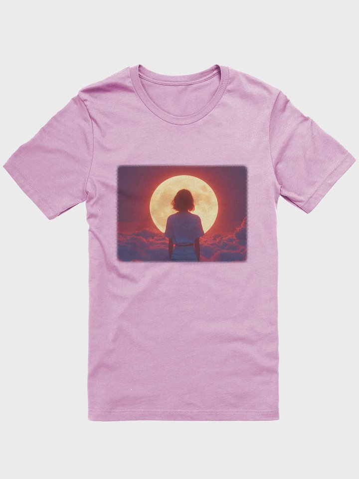 Woman watching the moon from a mountain top product image (11)