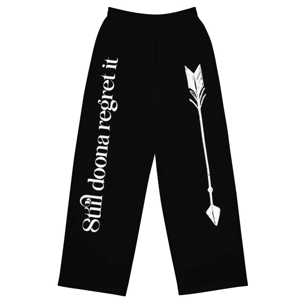 Still Doona Regret It Unisex Wide-Leg Pants product image (1)