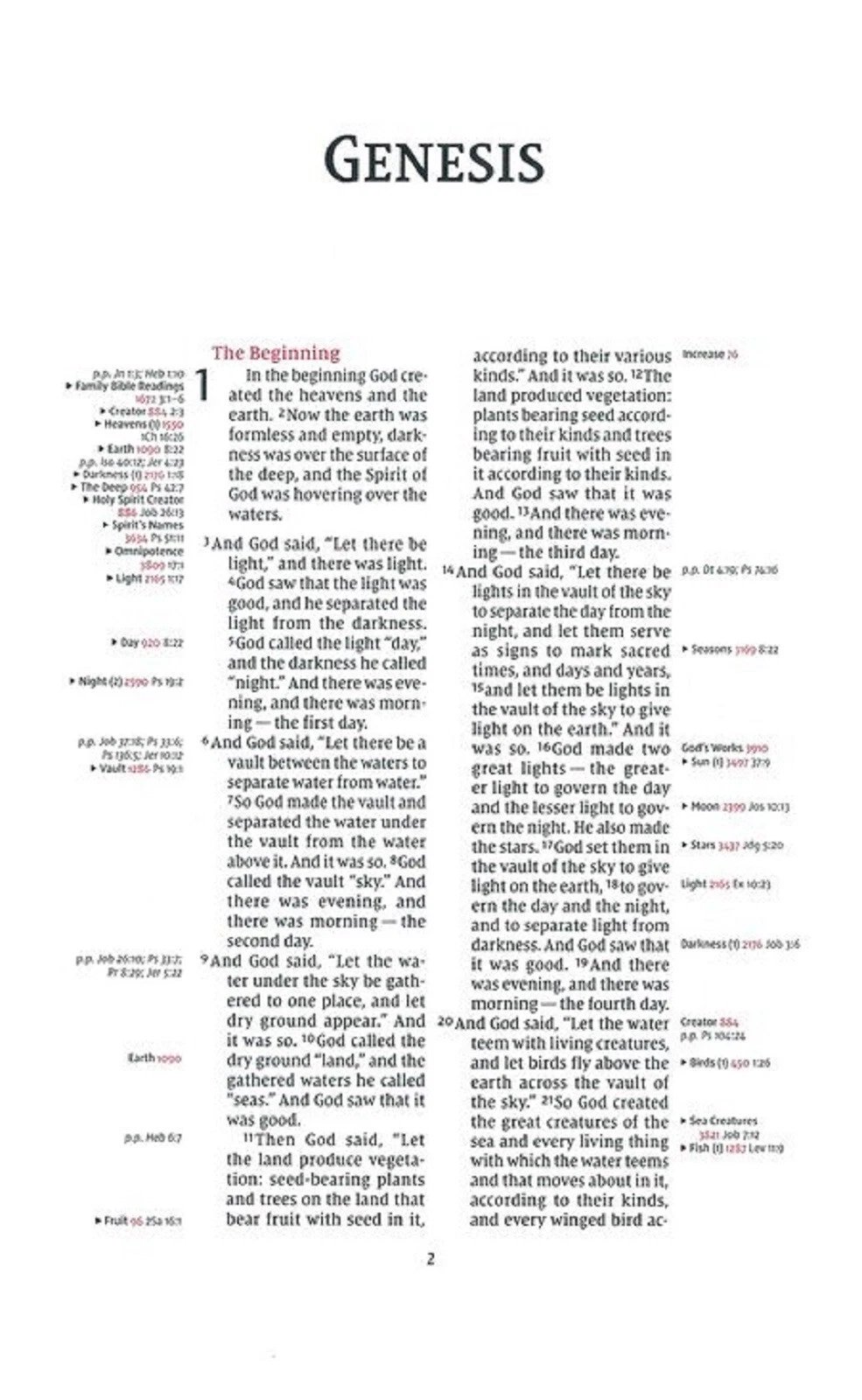 NIV, Handy Size, Thompson Chain-Reference Bible (Burgundy Leathersoft, Revised and Updated) product image (3)