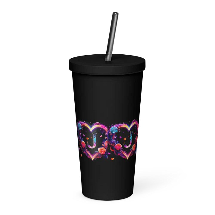 Valentine’s Monogram Letter J(1) Tumbler product image (2)