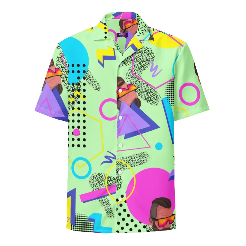Rad Vibes Short Sleeve Hawaiian Button up product image (1)