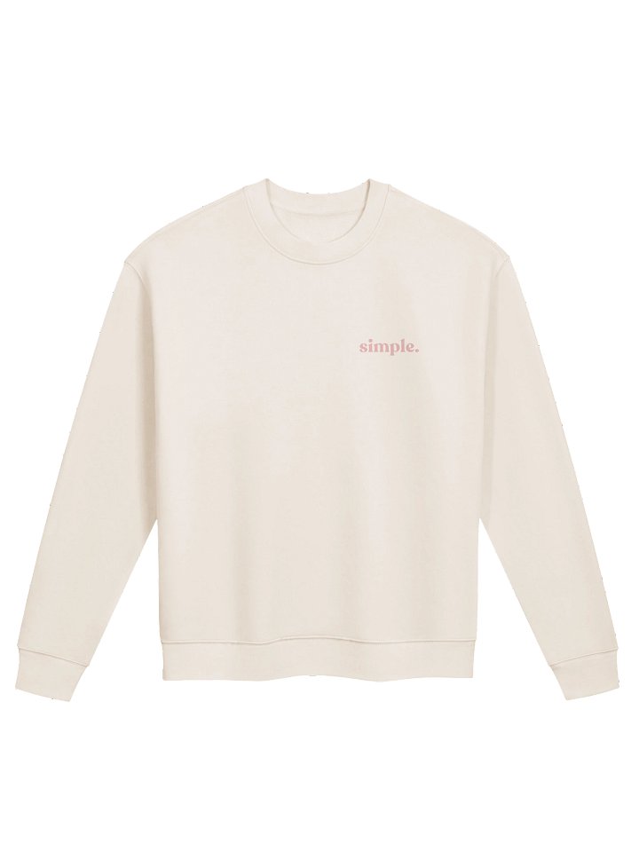 The Simple Crew Sweatshirt - Cherry product image (1)