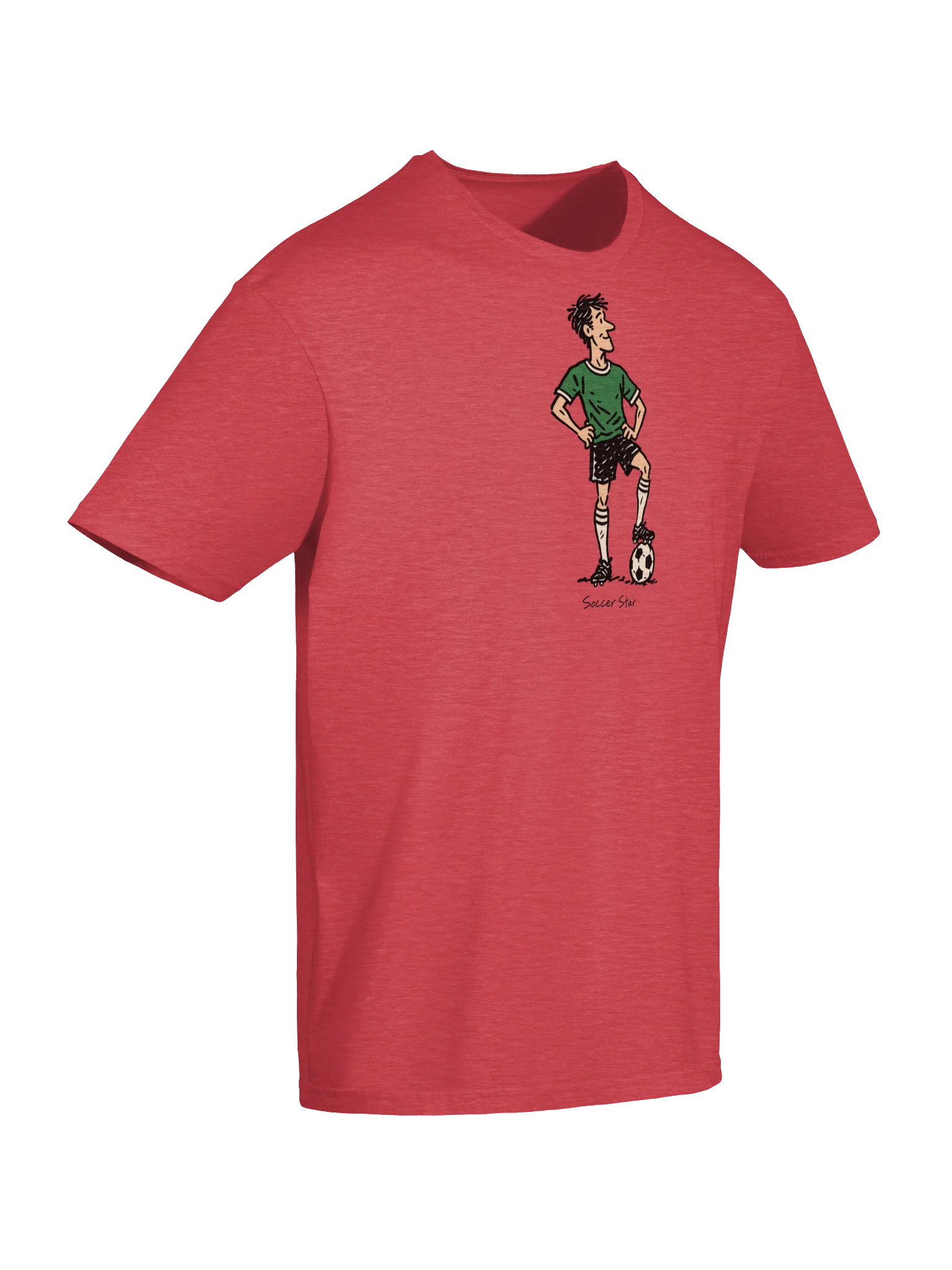 Soccer Star Cartoon Player T-Shirt product image (6)