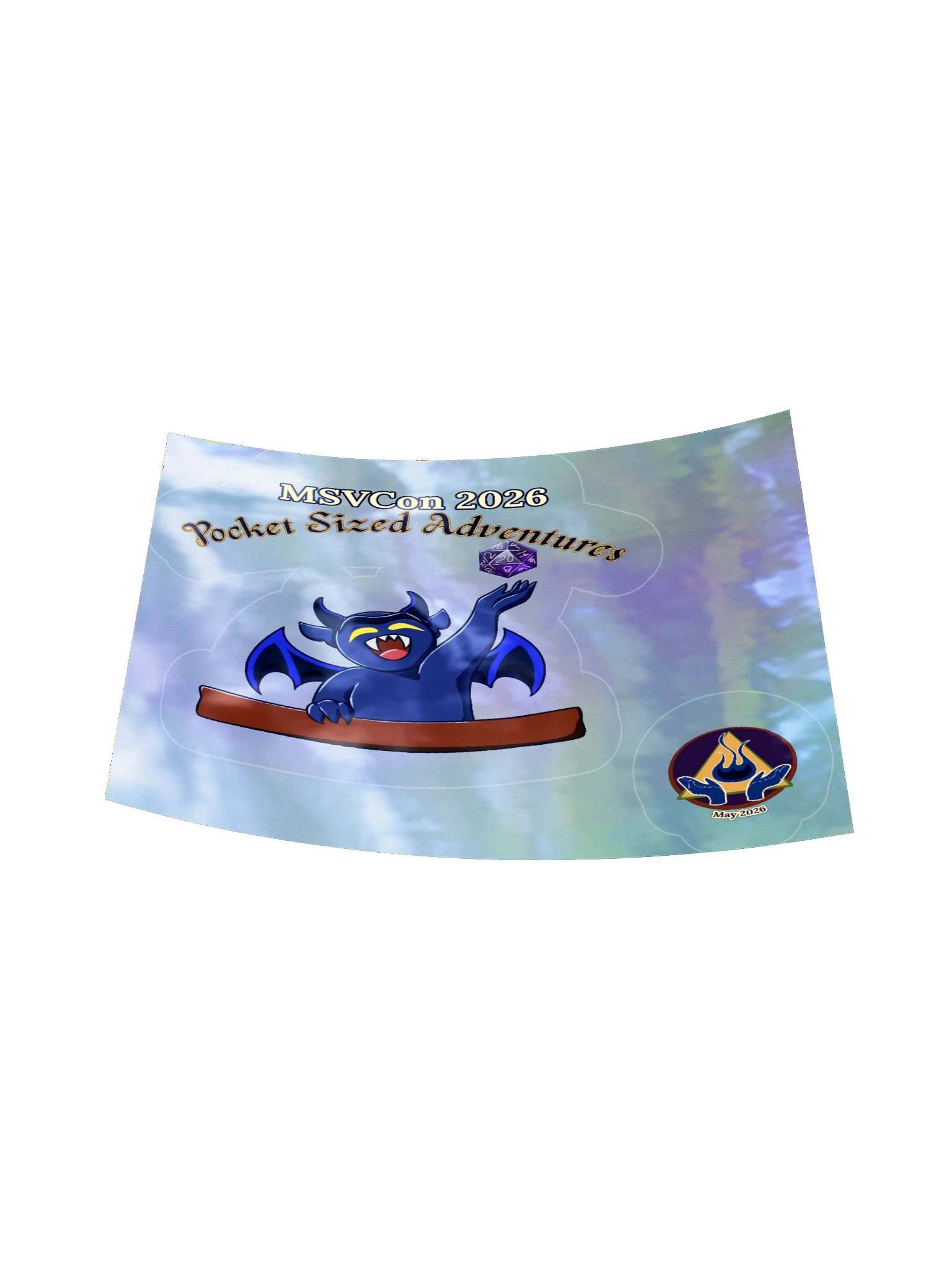 MSVCon 2026: Pocket Sized Adventures Holographic Sticker Pack product image (3)