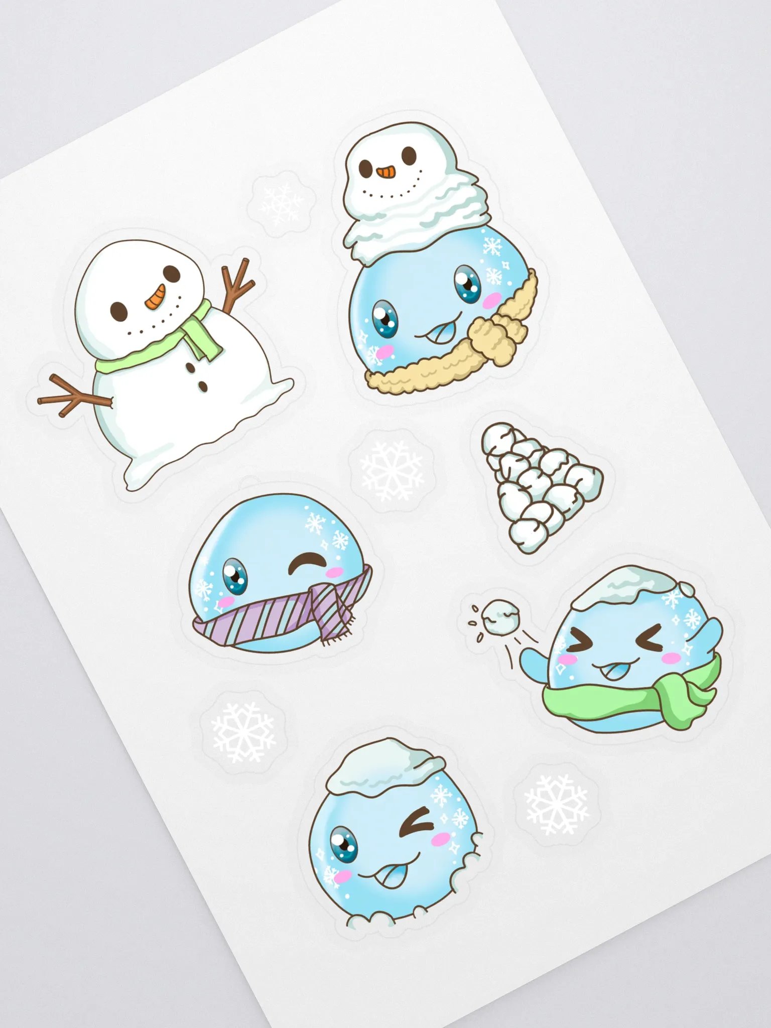 Snow Slime Sticker Sheet product image (1)