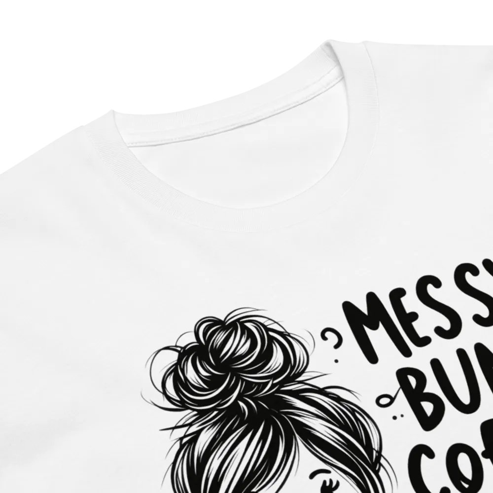 Messy Bun, Coffee, Scrubs & Saving Lives T-Shirt product image (6)