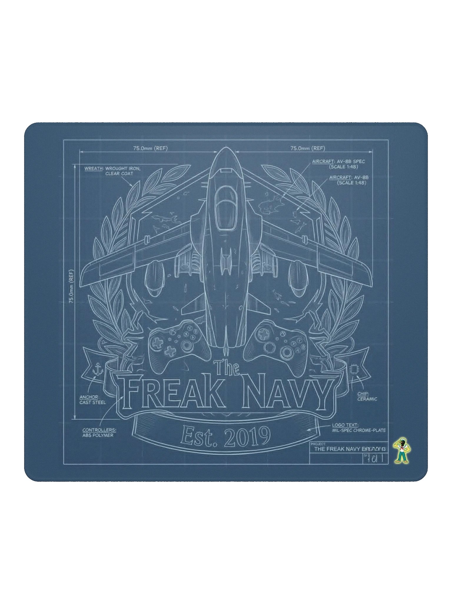 The Freak Navy Gaming Mouse Pad product image (2)