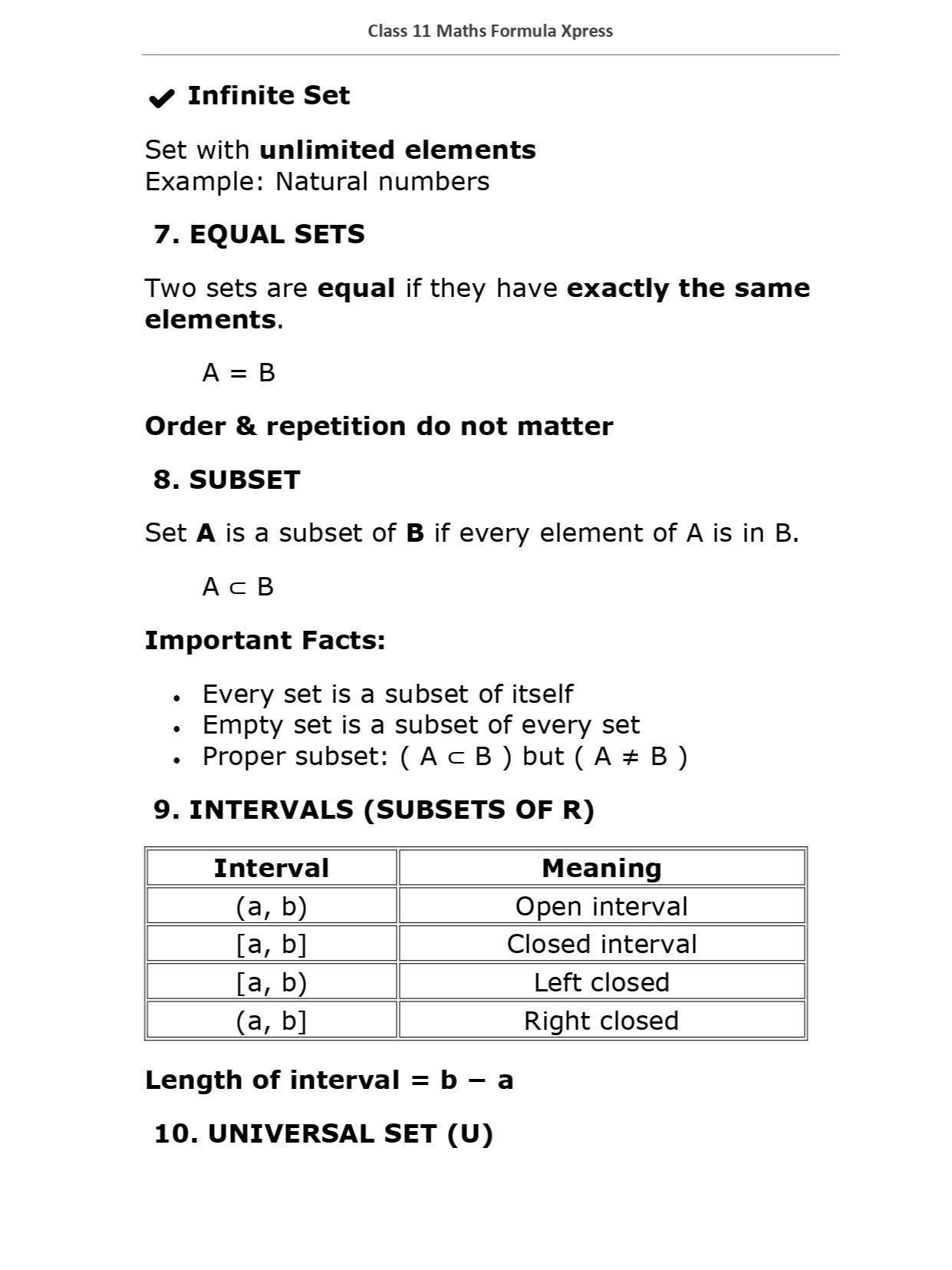 Class 11 Maths Formula Xpress product image (4)